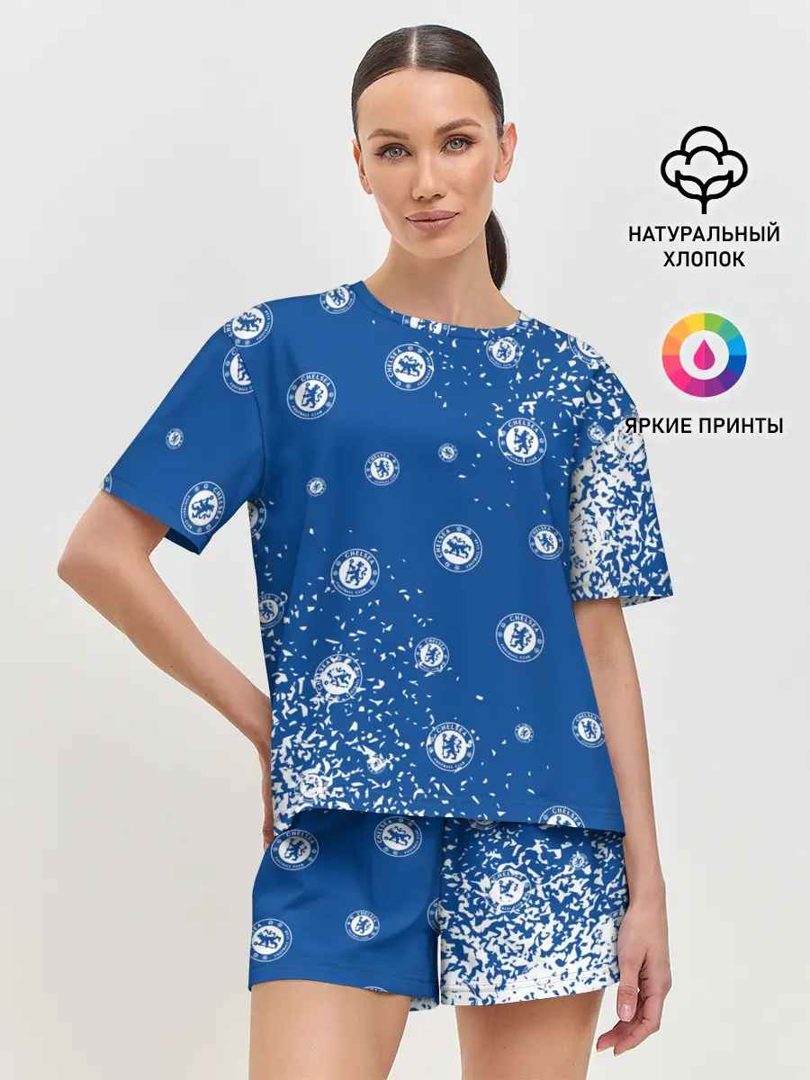 Женская пижама с шортами / CHELSEA F.C. / ЧЕЛСИ