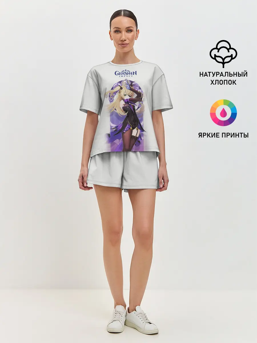 Женская пижама с шортами / Genshin Impact