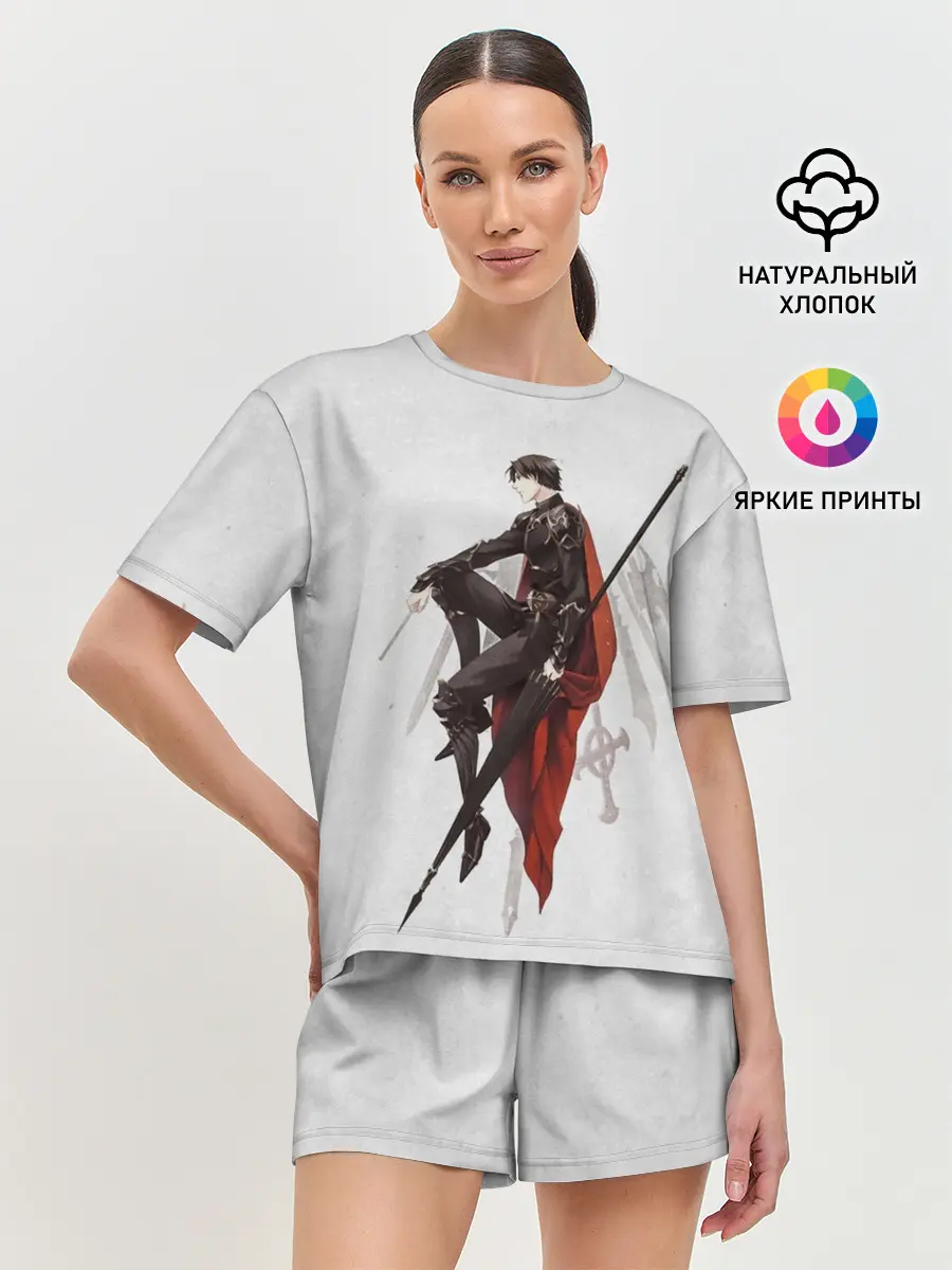 Женская пижама с шортами / Бог «Славы»