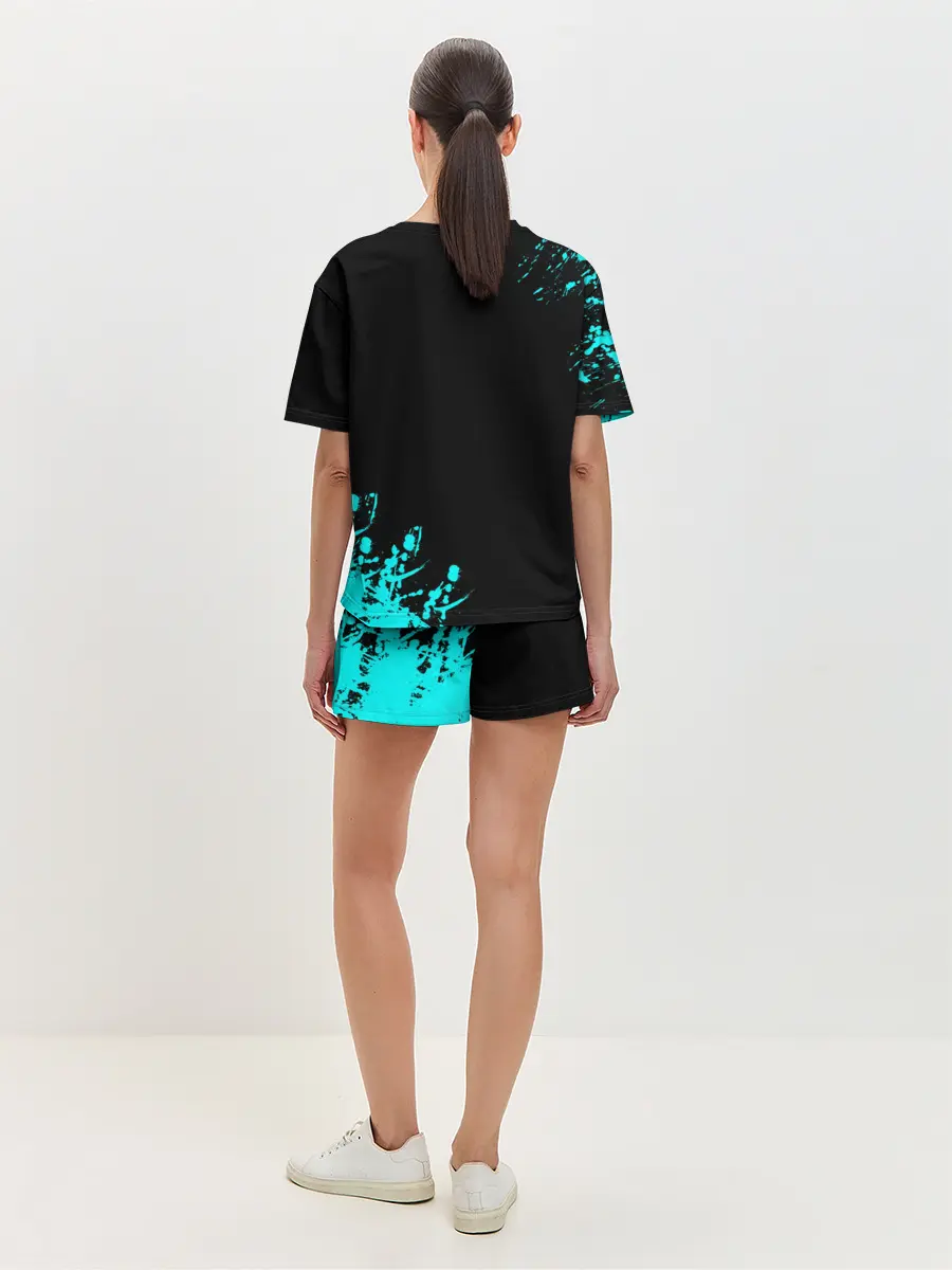 Женская пижама с шортами / Godzilla