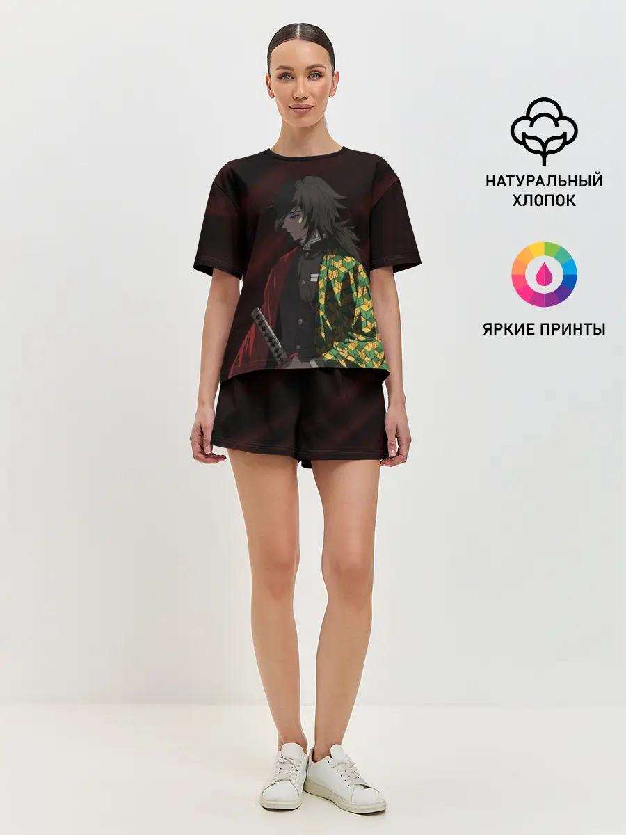 Женская пижама с шортами / ГИЮ ТОМИОКА