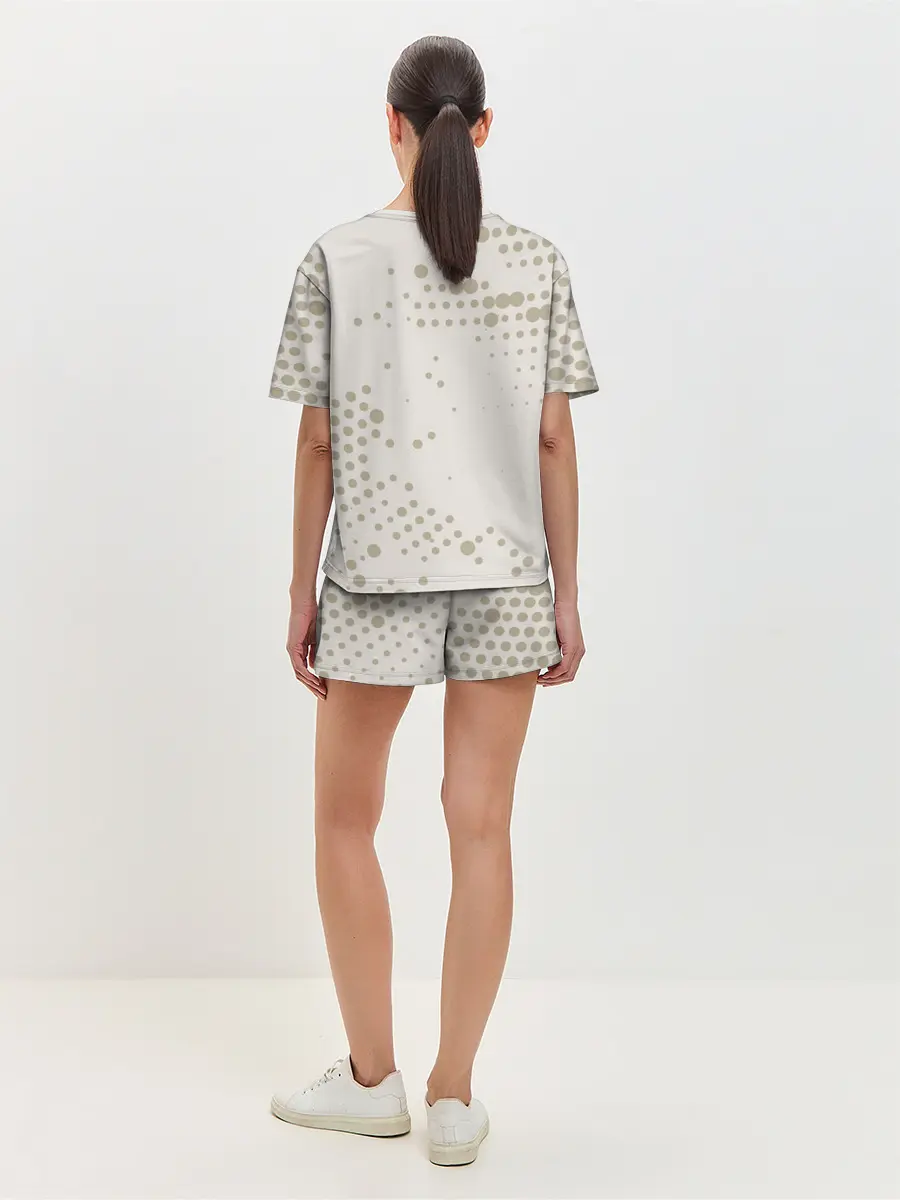 Женская пижама с шортами / ЖИРАФ ХИПСТЕР