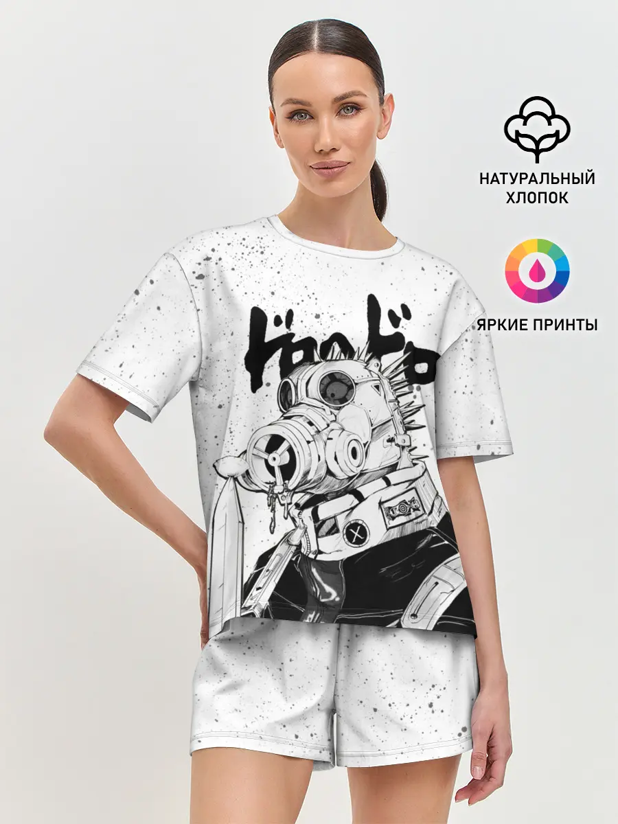 Женская пижама с шортами / Кайман Дорохедоро