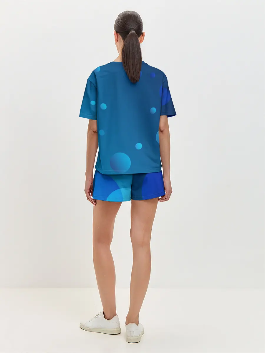 Женская пижама с шортами / Пузыри