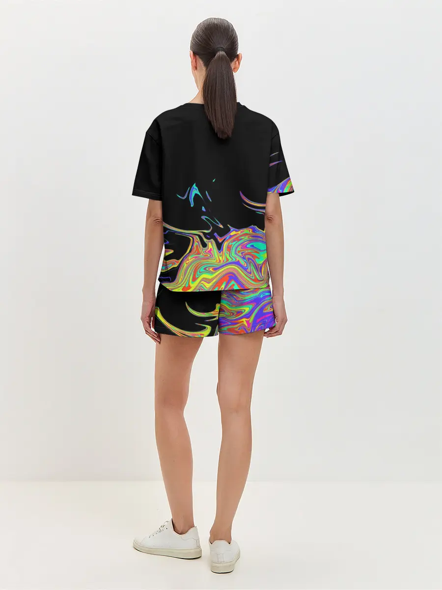 Женская пижама с шортами / Rainbow Dream Team