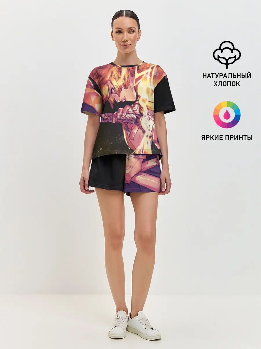 Женская пижама с шортами / ЗЕНИЦУ ИЗ КЛИНКА