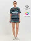 Женская пижама с шортами / Свитер Merry Christmas