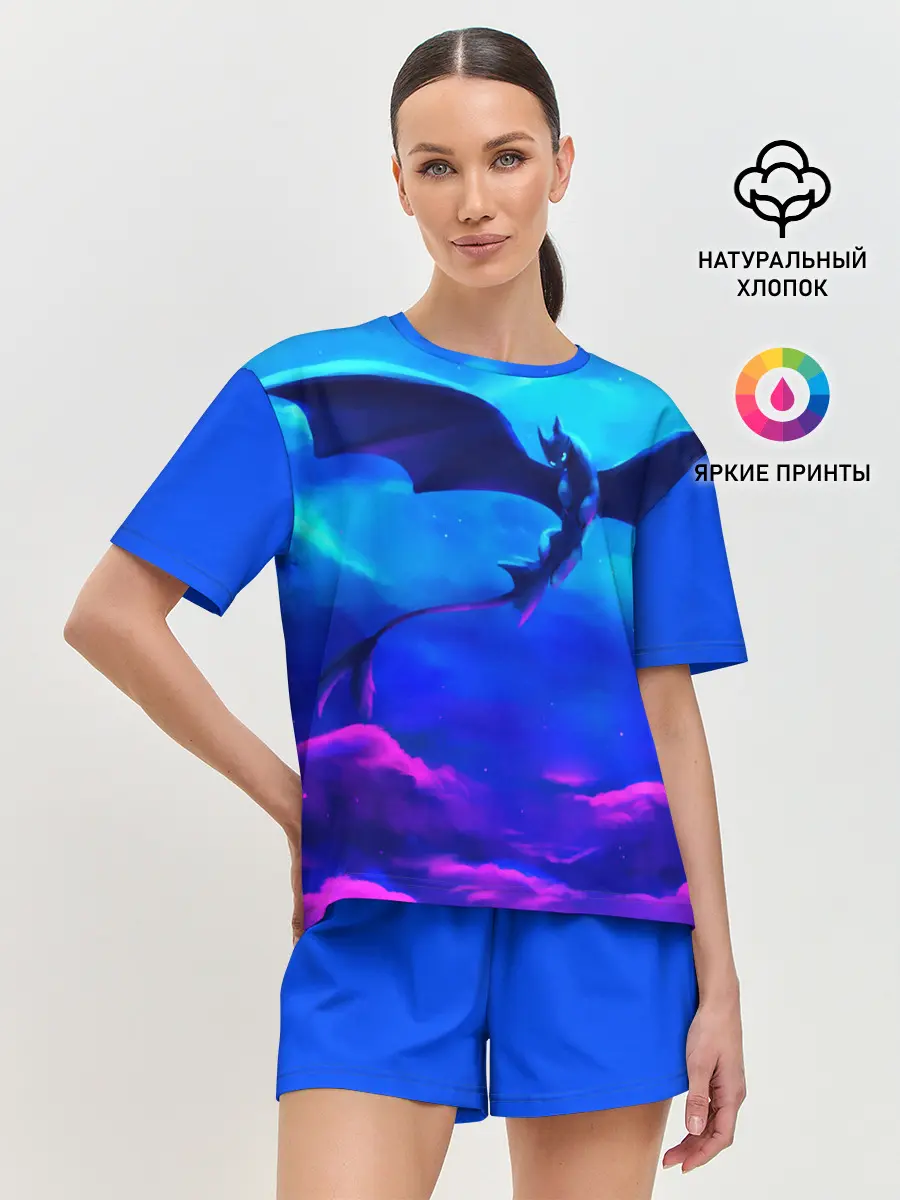 Женская пижама с шортами / Беззубик