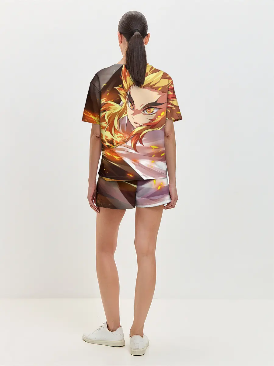 Женская пижама с шортами / Клинок Рассекающий Демонов