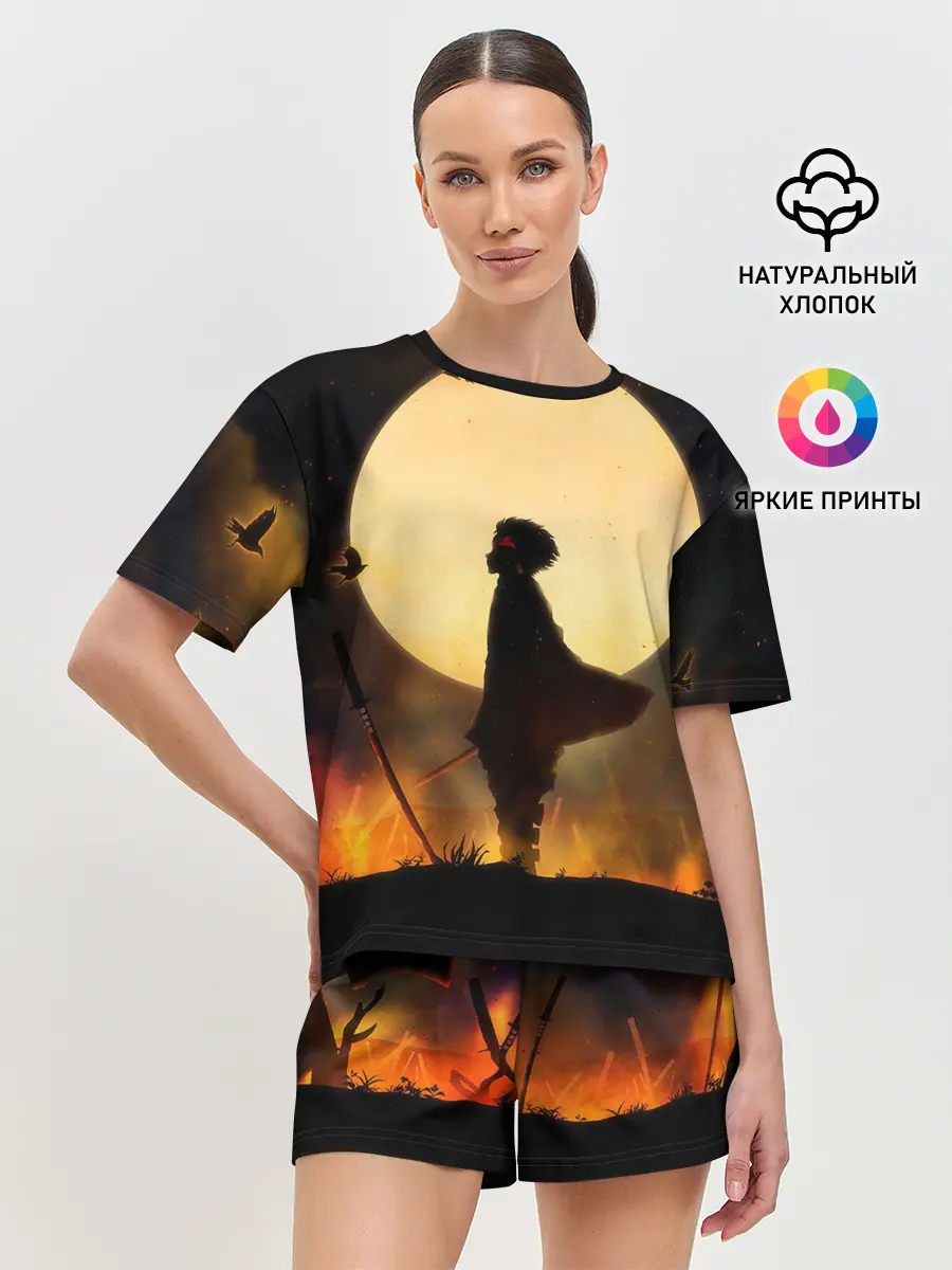 Женская пижама с шортами / ТАНДЖИРО