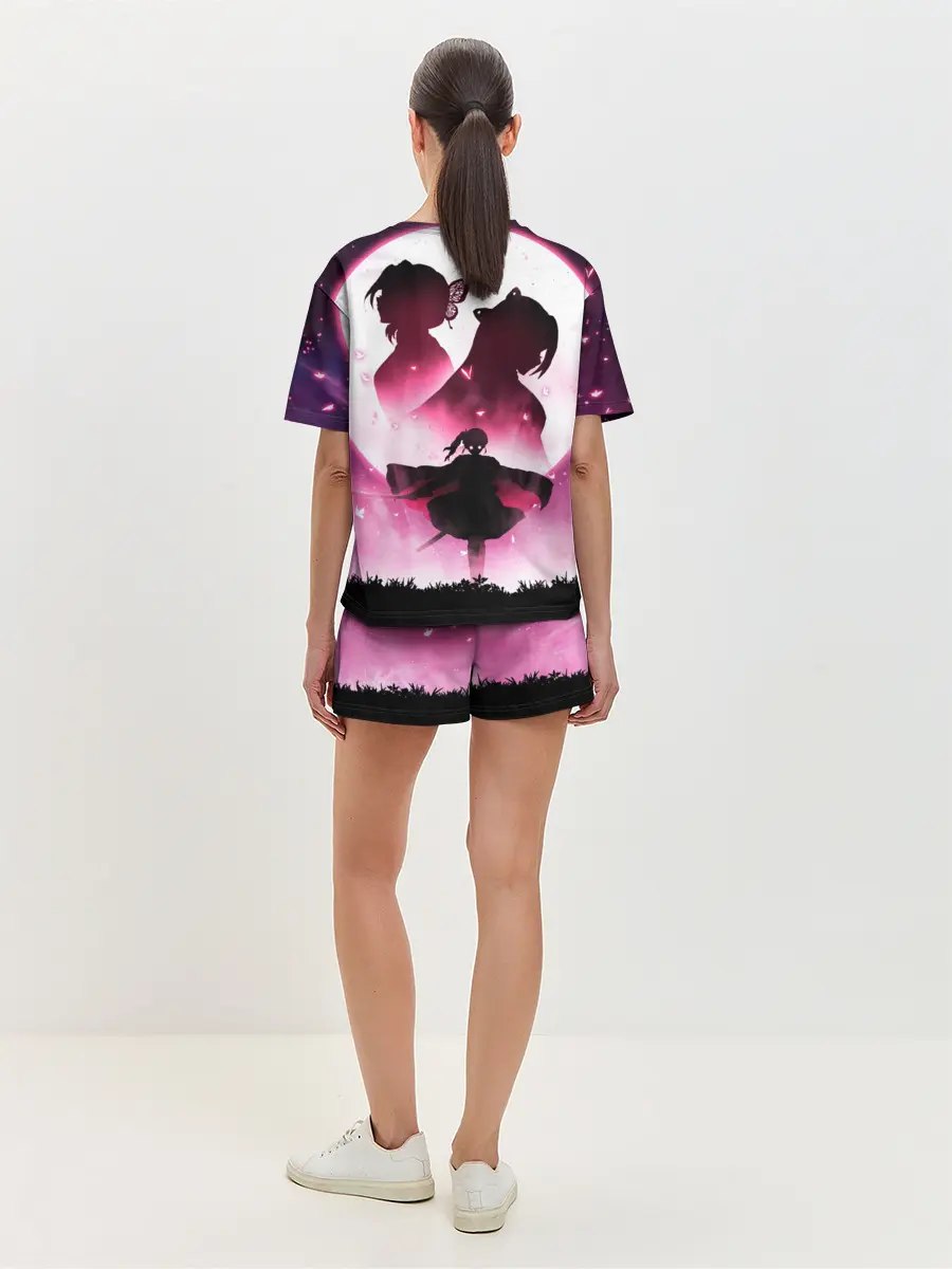 Женская пижама с шортами / Столп Бабочки