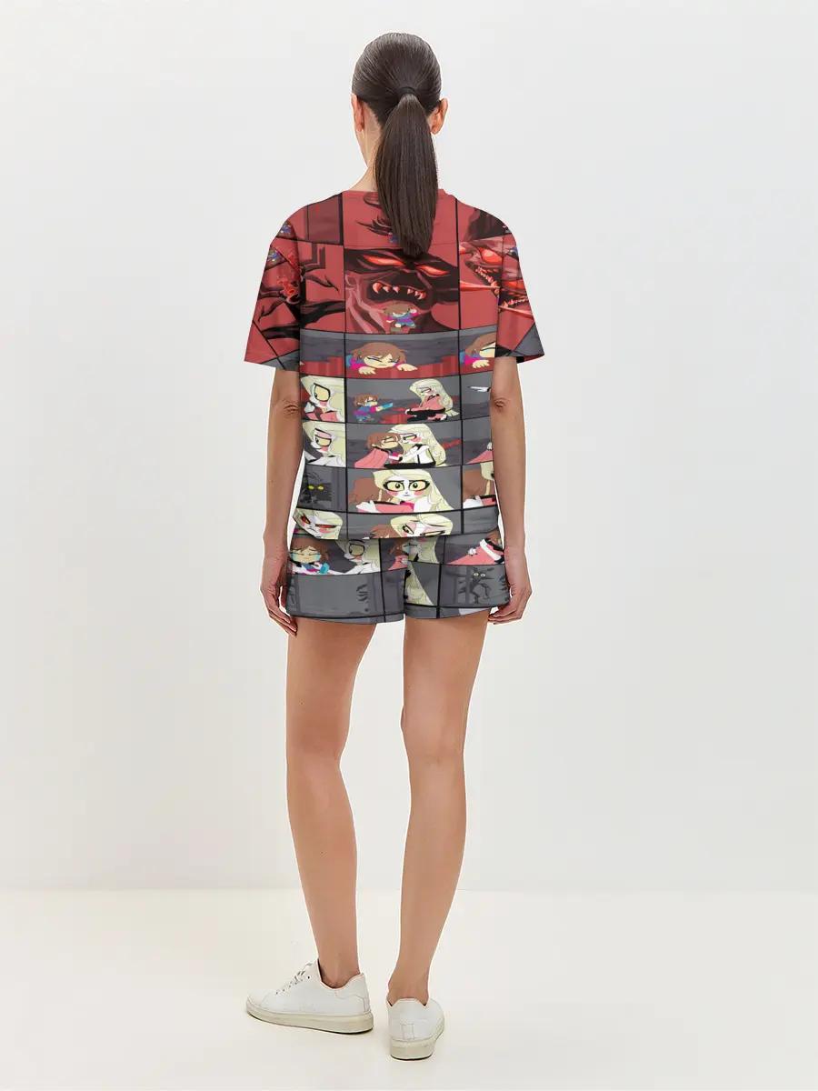 Женская пижама с шортами / Отель Хазбин