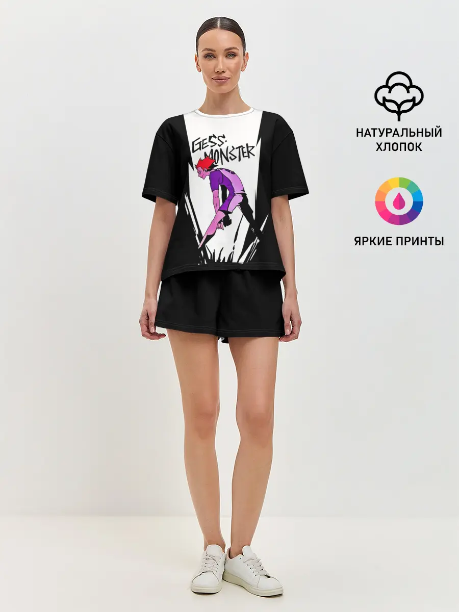 Женская пижама с шортами / Gess monster