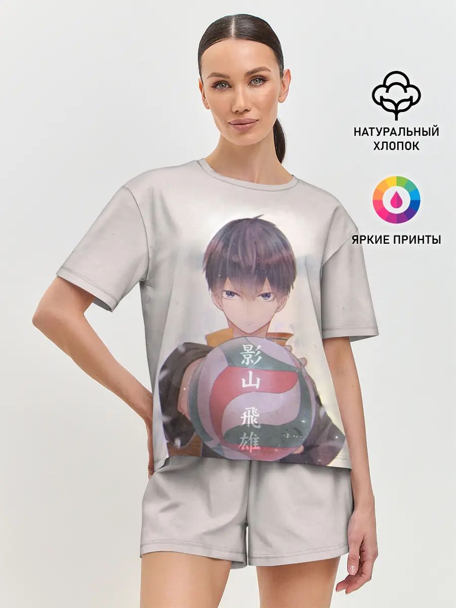 Женская пижама с шортами / Haikyuu!! Tobio