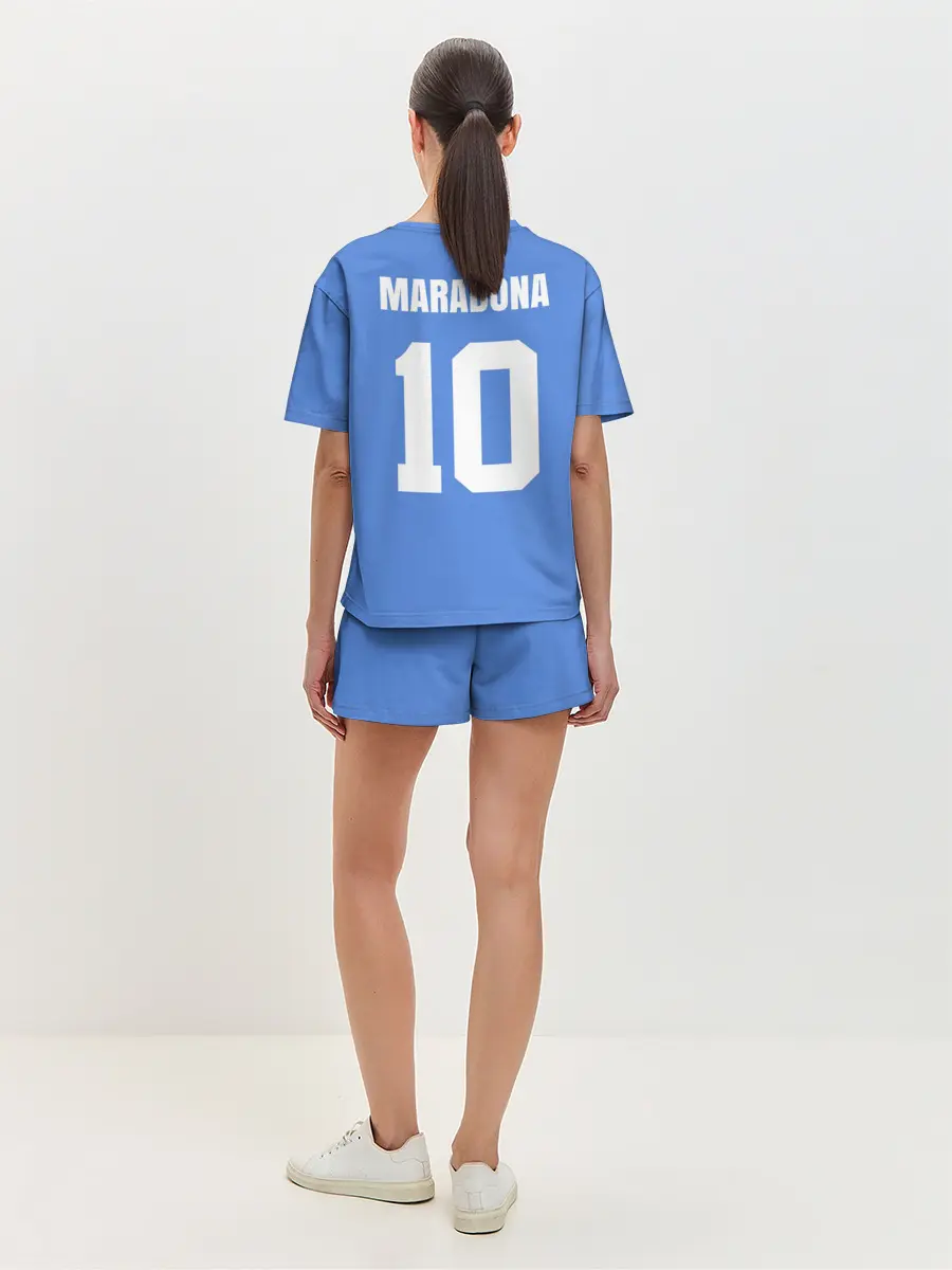 Женская пижама с шортами / Диего Марадона Наполи