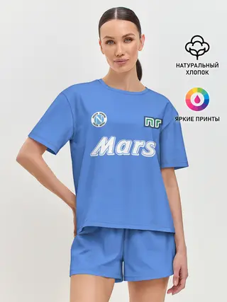 Женская пижама с шортами / Диего Марадона Наполи