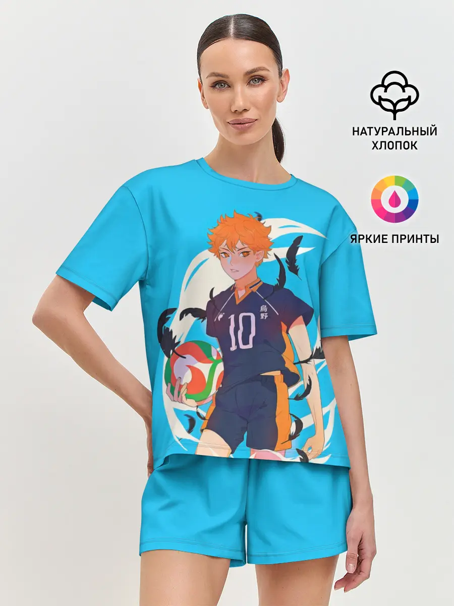 Женская пижама с шортами / Хината