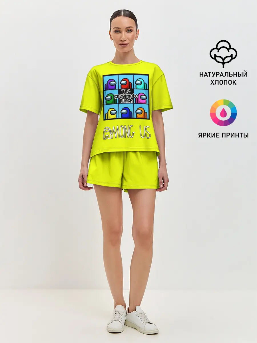 Женская пижама с шортами / The Crewmate Bunch