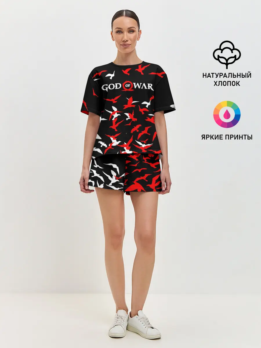 Женская пижама с шортами / GOD OF WAR