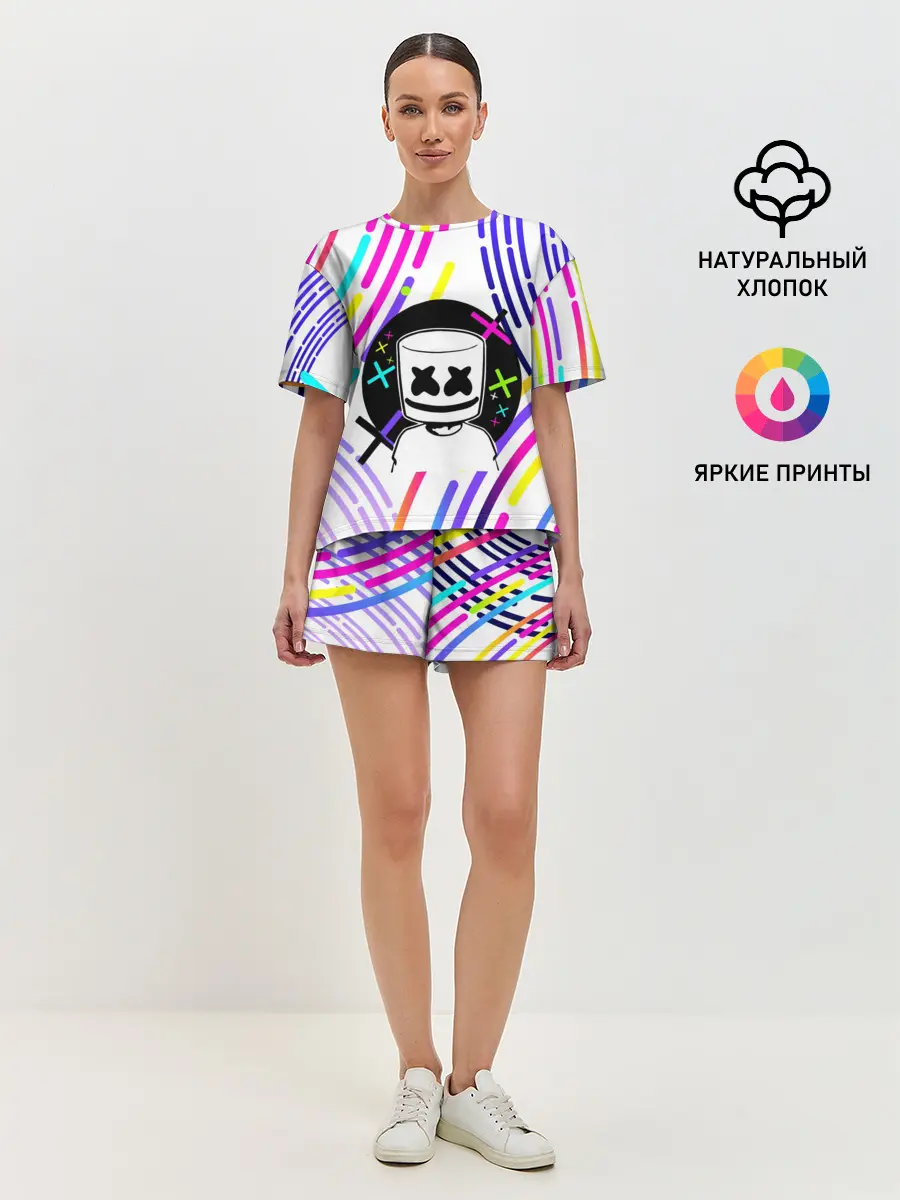 Женская пижама с шортами / MARSHMELLO