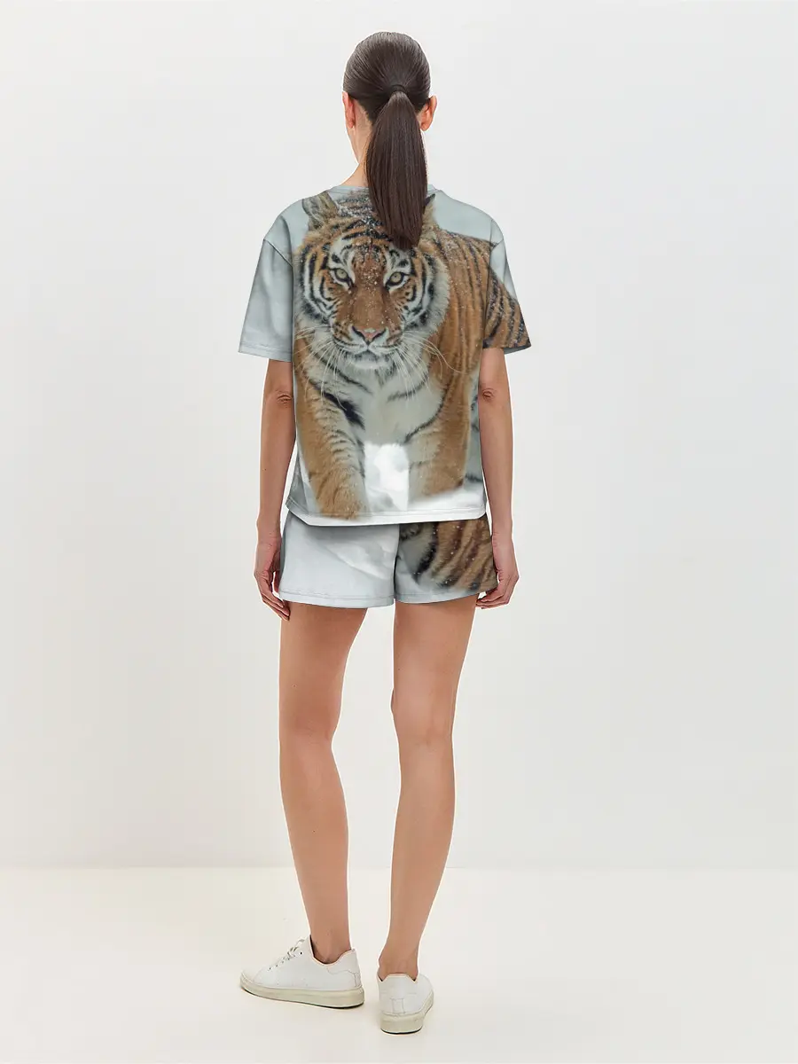 Женская пижама с шортами / Тигр