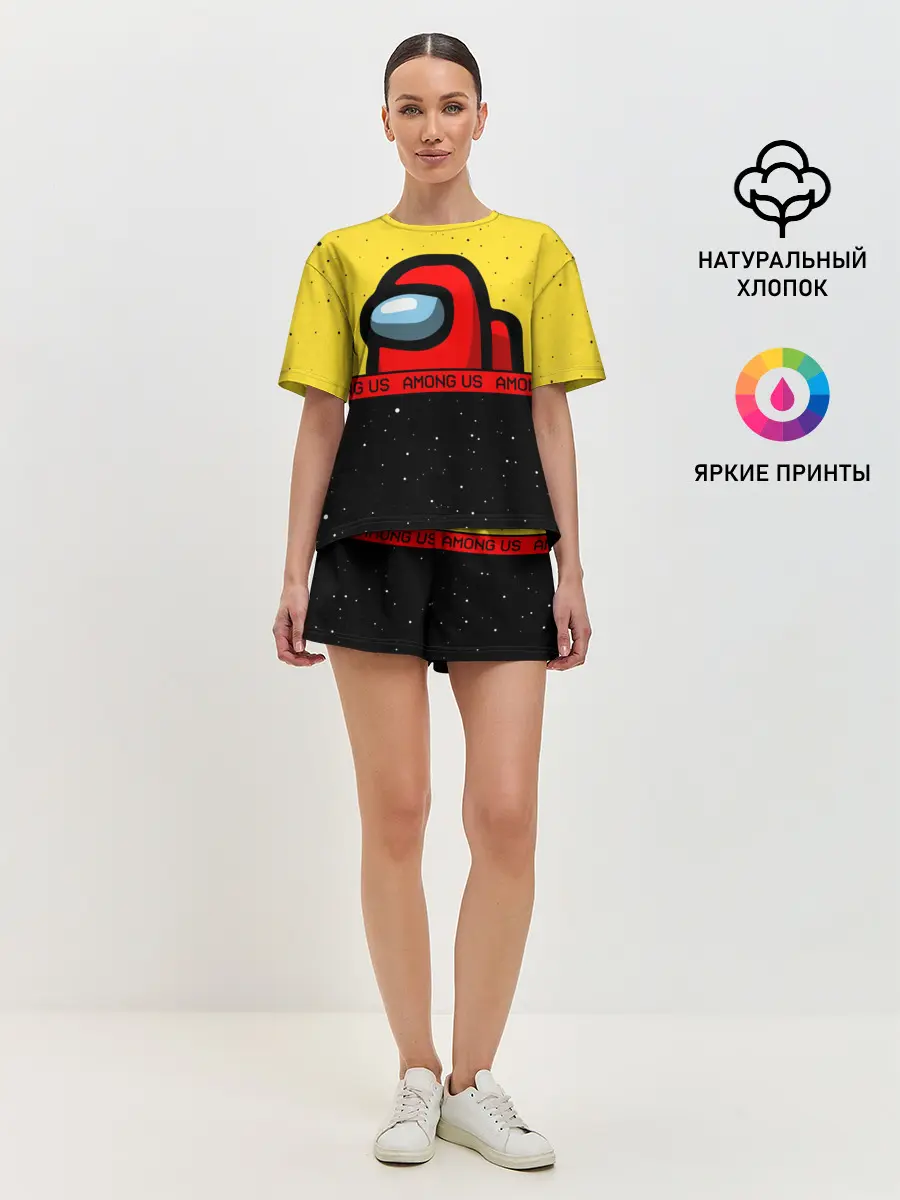 Женская пижама с шортами / AMONG US / Амонг Ас