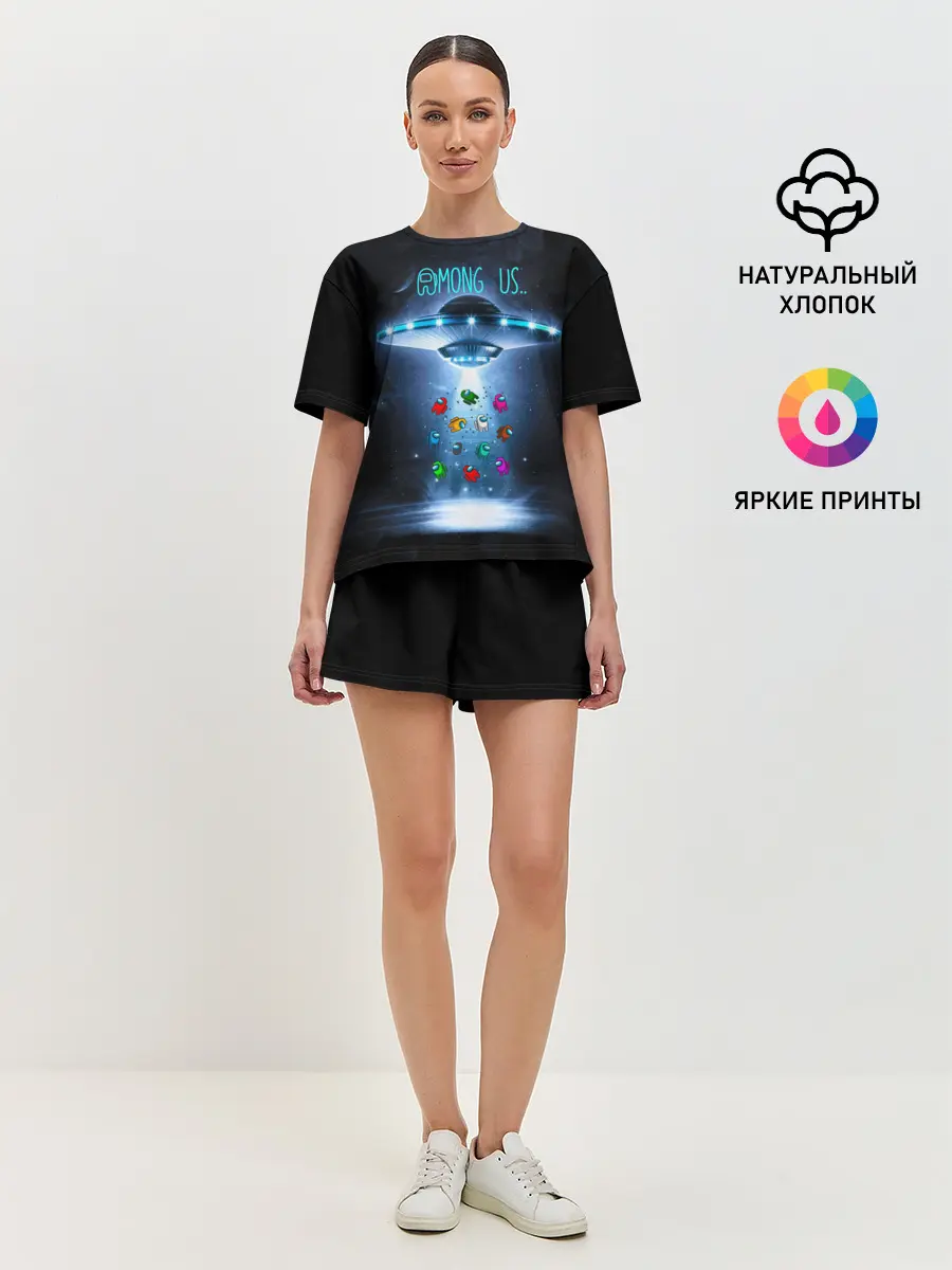 Женская пижама с шортами / Среди Нас