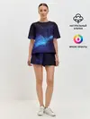 Женская пижама с шортами / Космос
