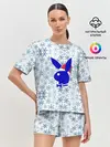 Женская пижама с шортами / PLAYBOY - NEW YEAR