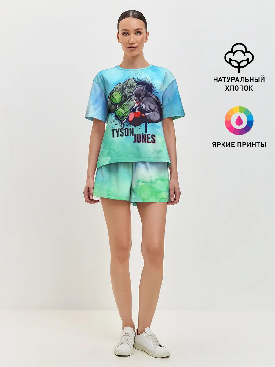 Женская пижама с шортами / Тайсон против Джонса
