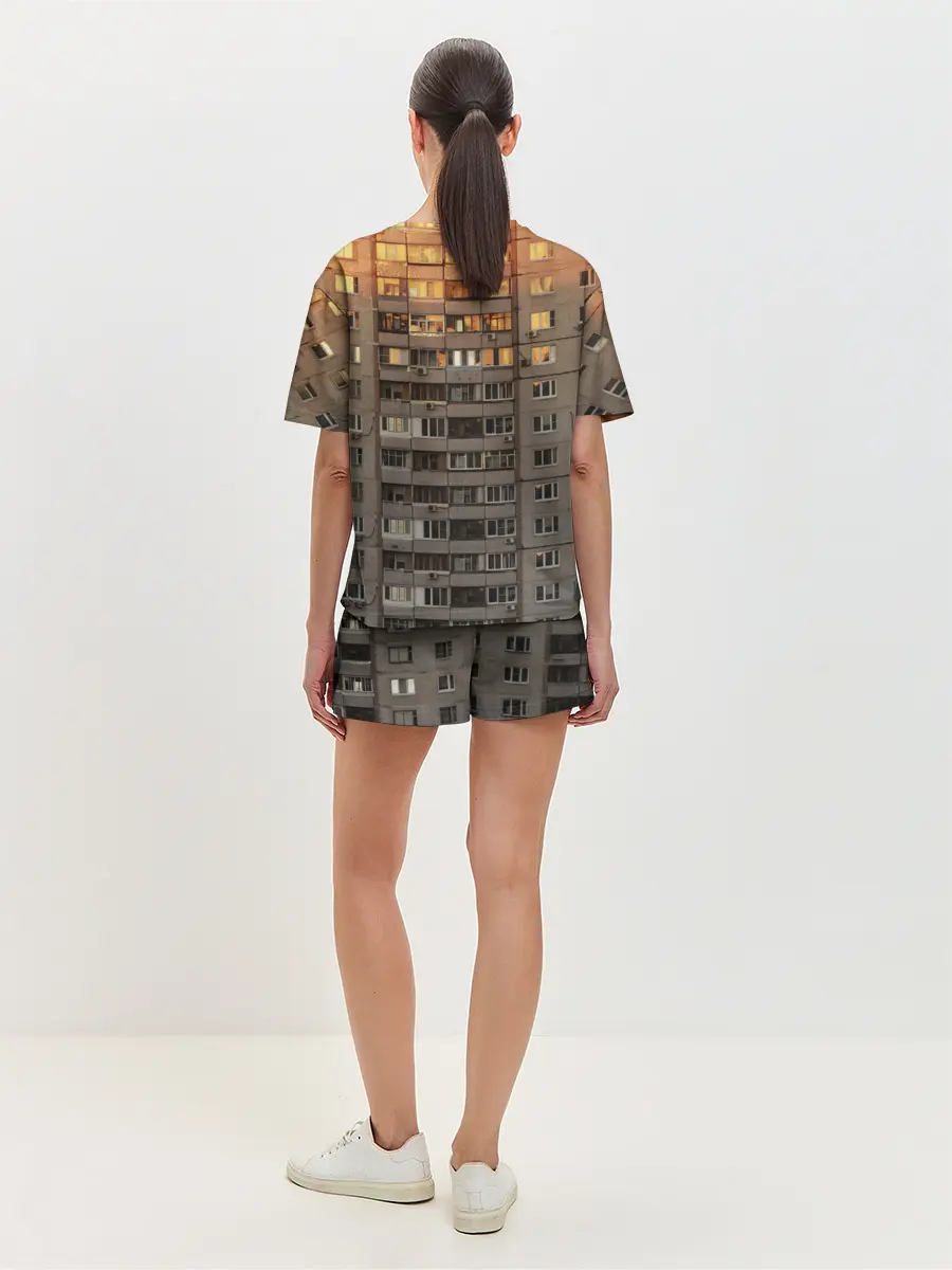 Женская пижама с шортами / Панелька