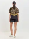 Женская пижама с шортами / Леопардовый принт
