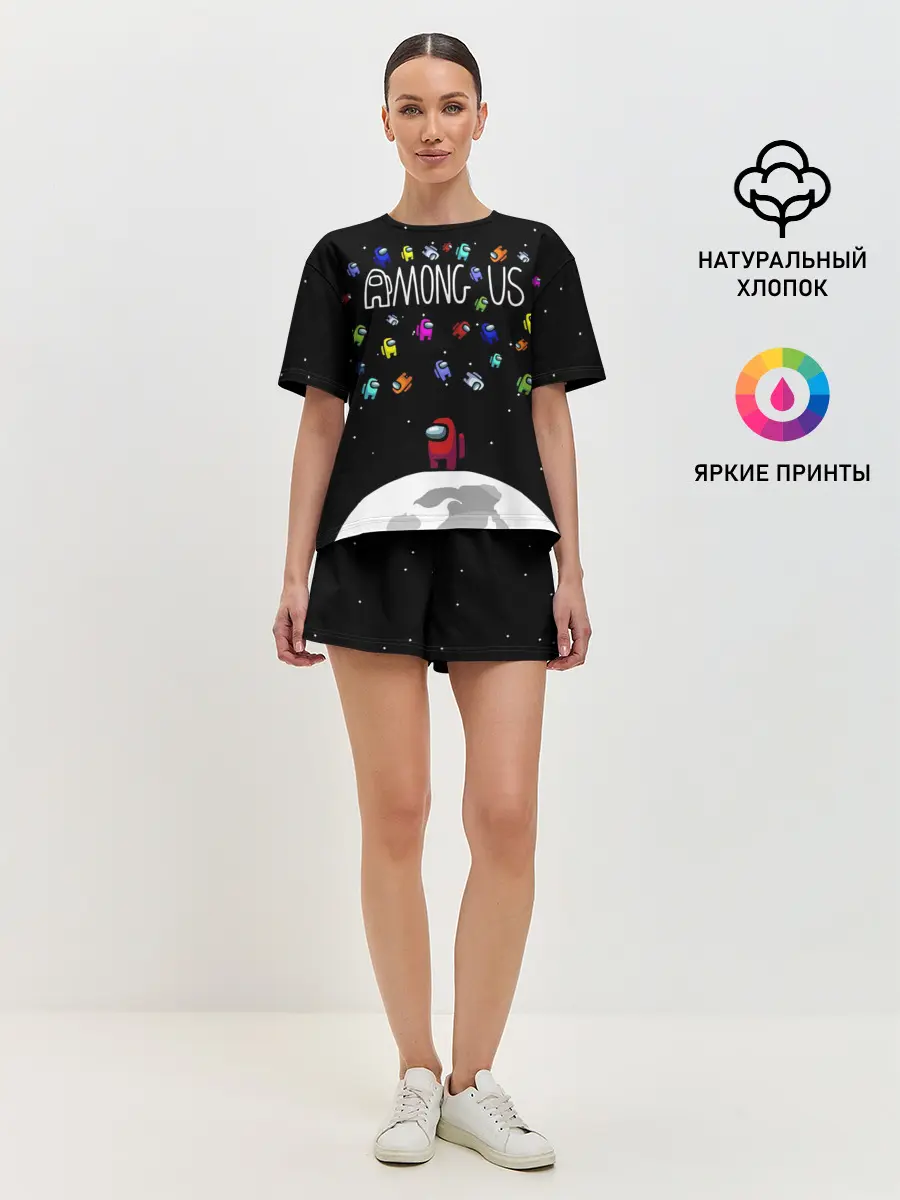 Женская пижама с шортами / AMONG US