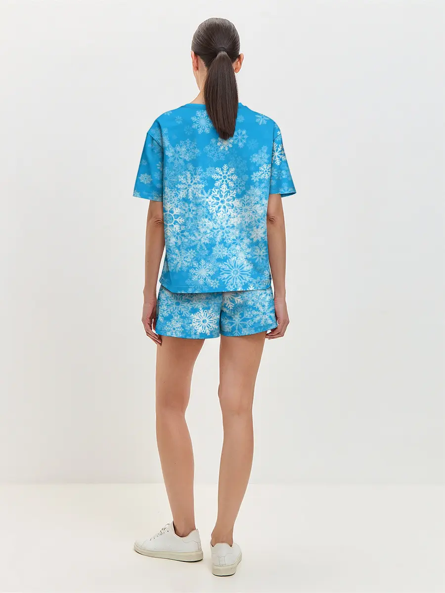 Женская пижама с шортами / AMONG US СНЕГОВИК