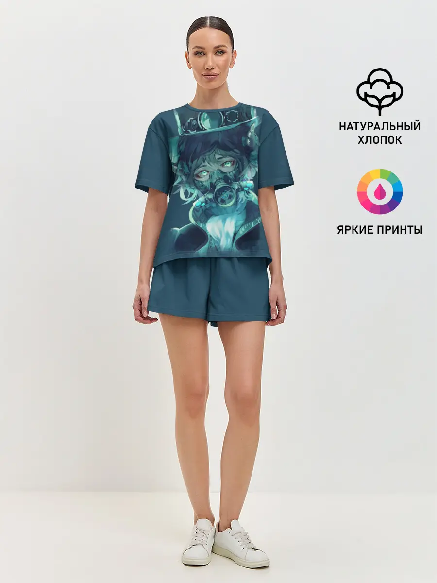 Женская пижама с шортами / Маска. Аниме