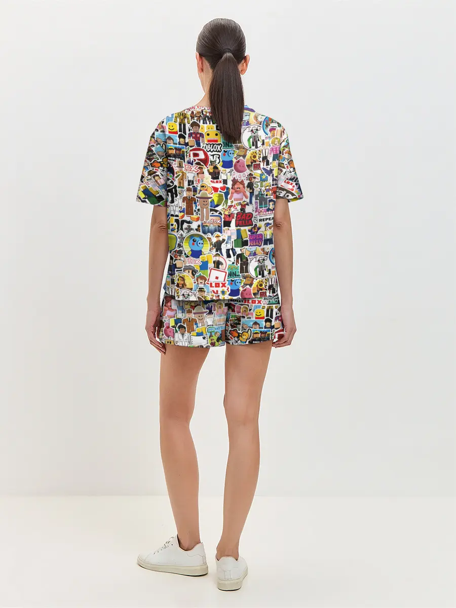 Женская пижама с шортами / Roblox | Роблокс