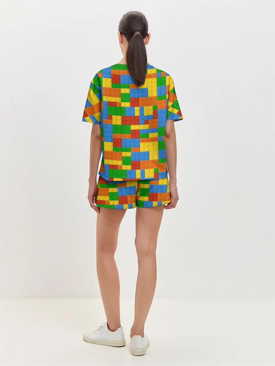 Женская пижама с шортами / Конструктор