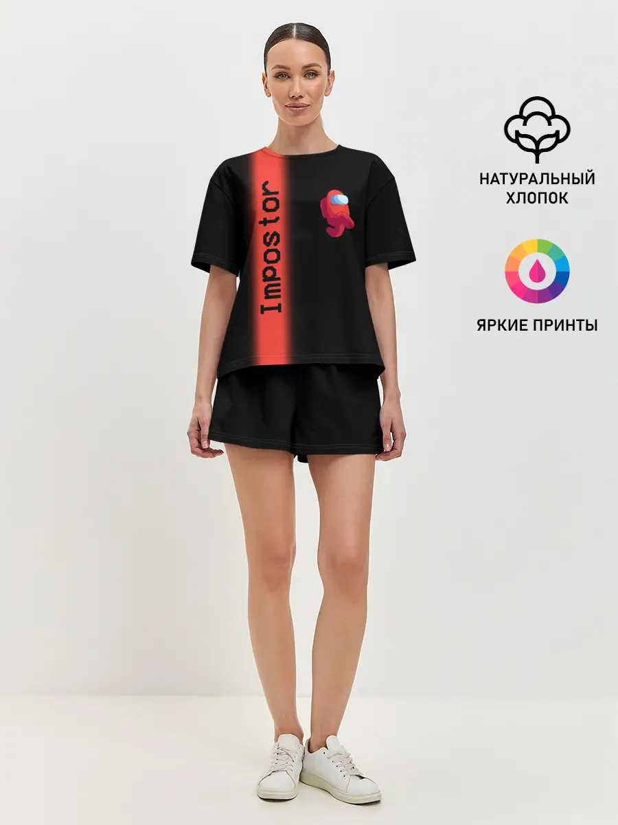 Женская пижама с шортами / AMONG US