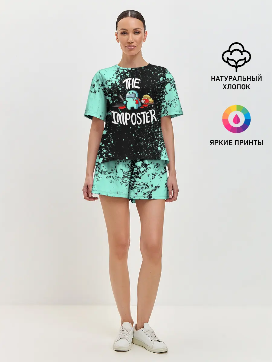Женская пижама с шортами / AMONG US