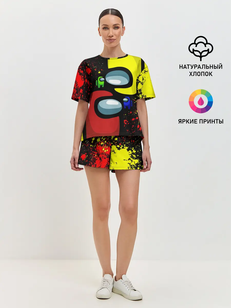 Женская пижама с шортами / AMONG US