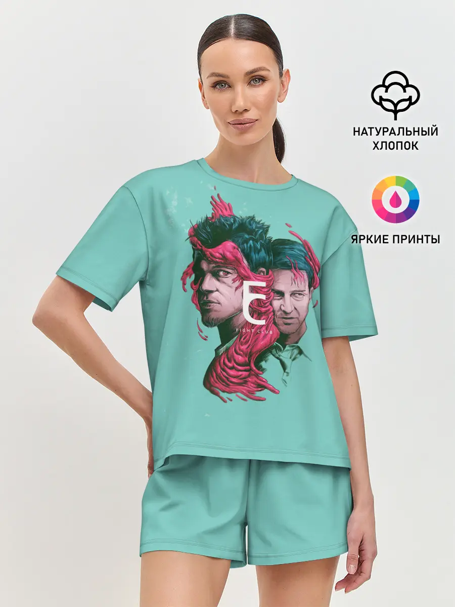 Женская пижама с шортами / Бойцовский клуб