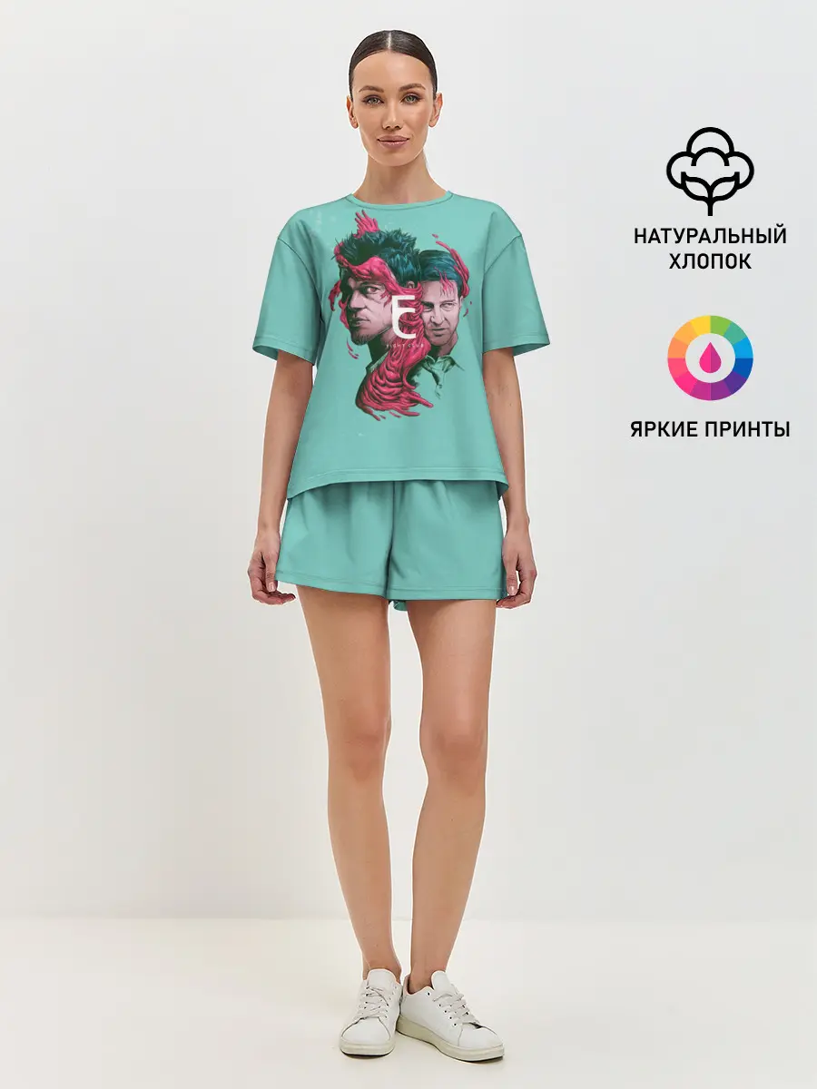 Женская пижама с шортами / Бойцовский клуб