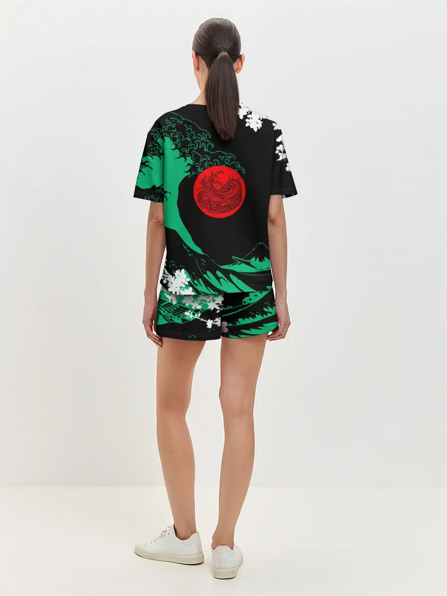 Женская пижама с шортами / Japanese style