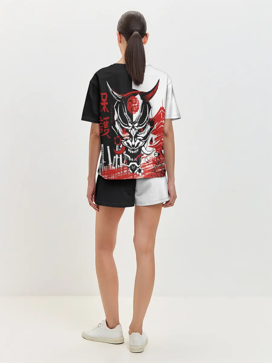 Женская пижама с шортами / Самурай Samurai