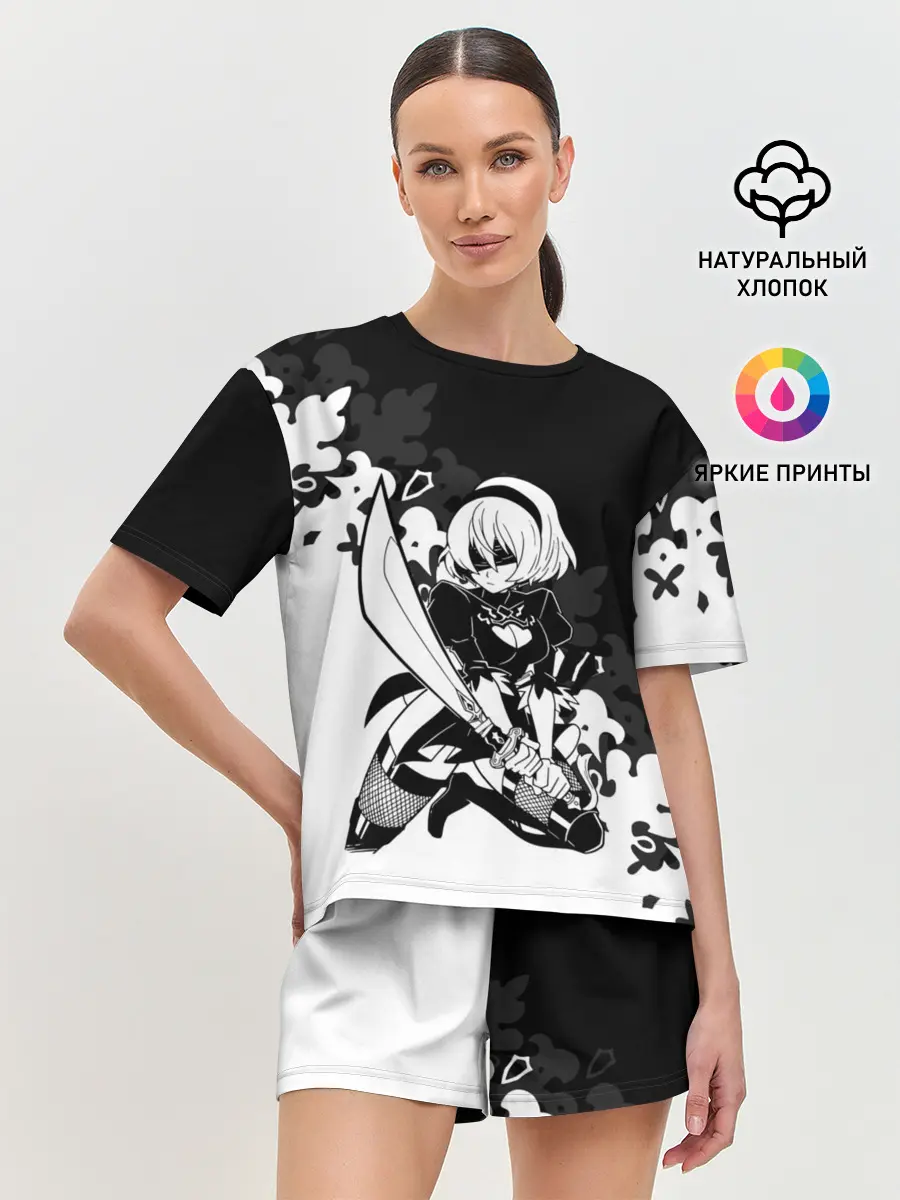 Женская пижама с шортами / NIER AUTOMATA