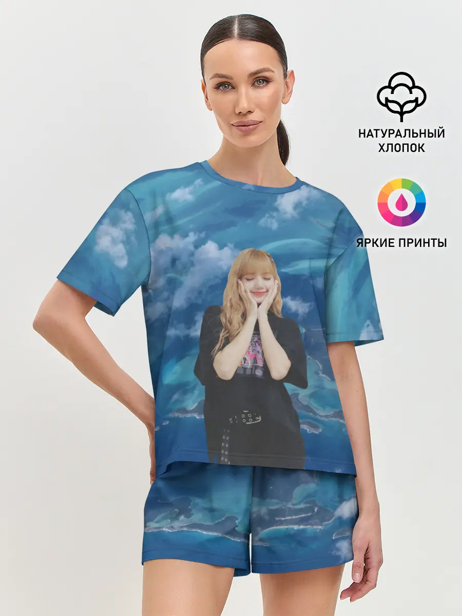 Женская пижама с шортами / LISA BLACKPINK