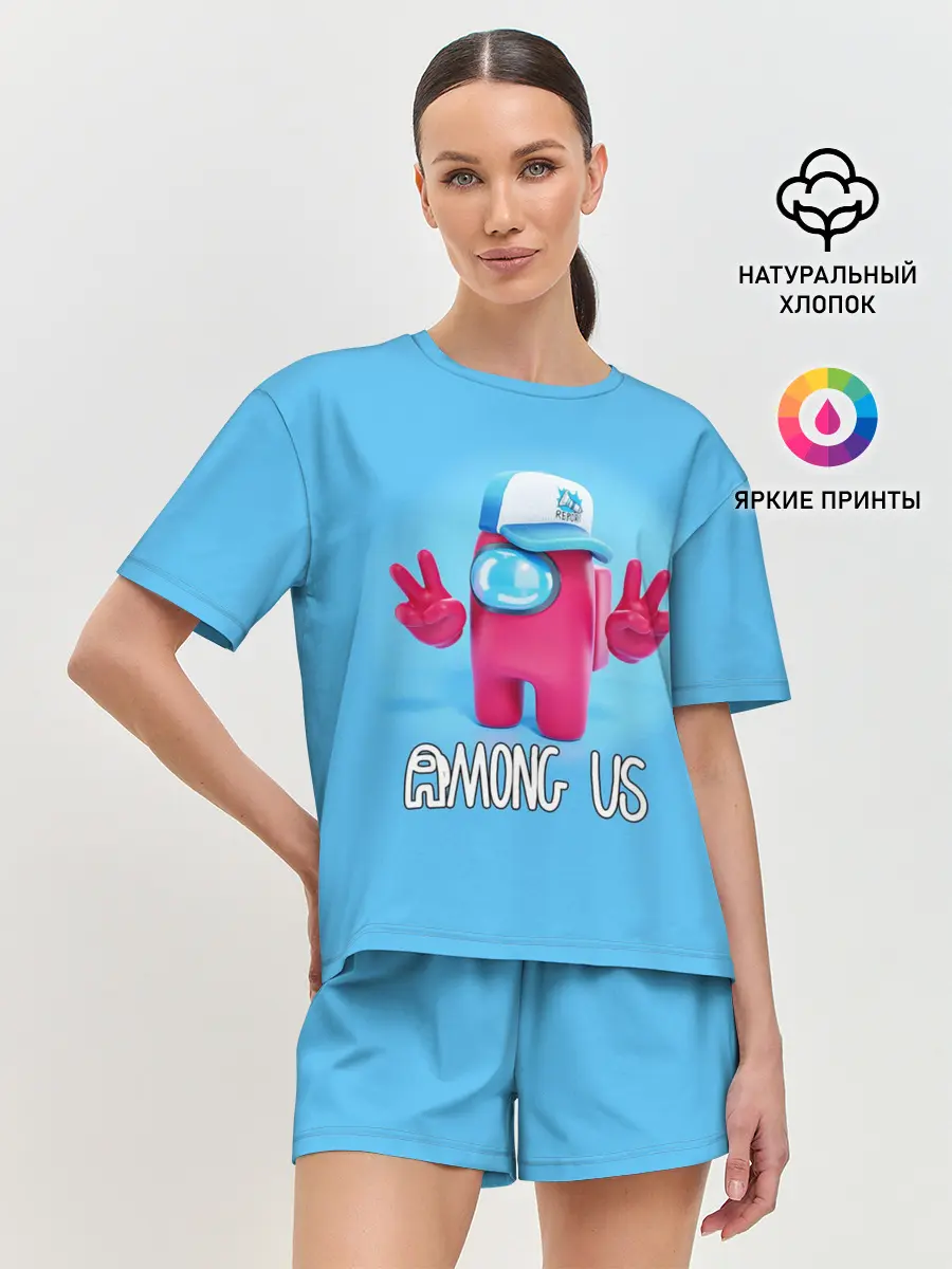 Женская пижама с шортами / AMONG US