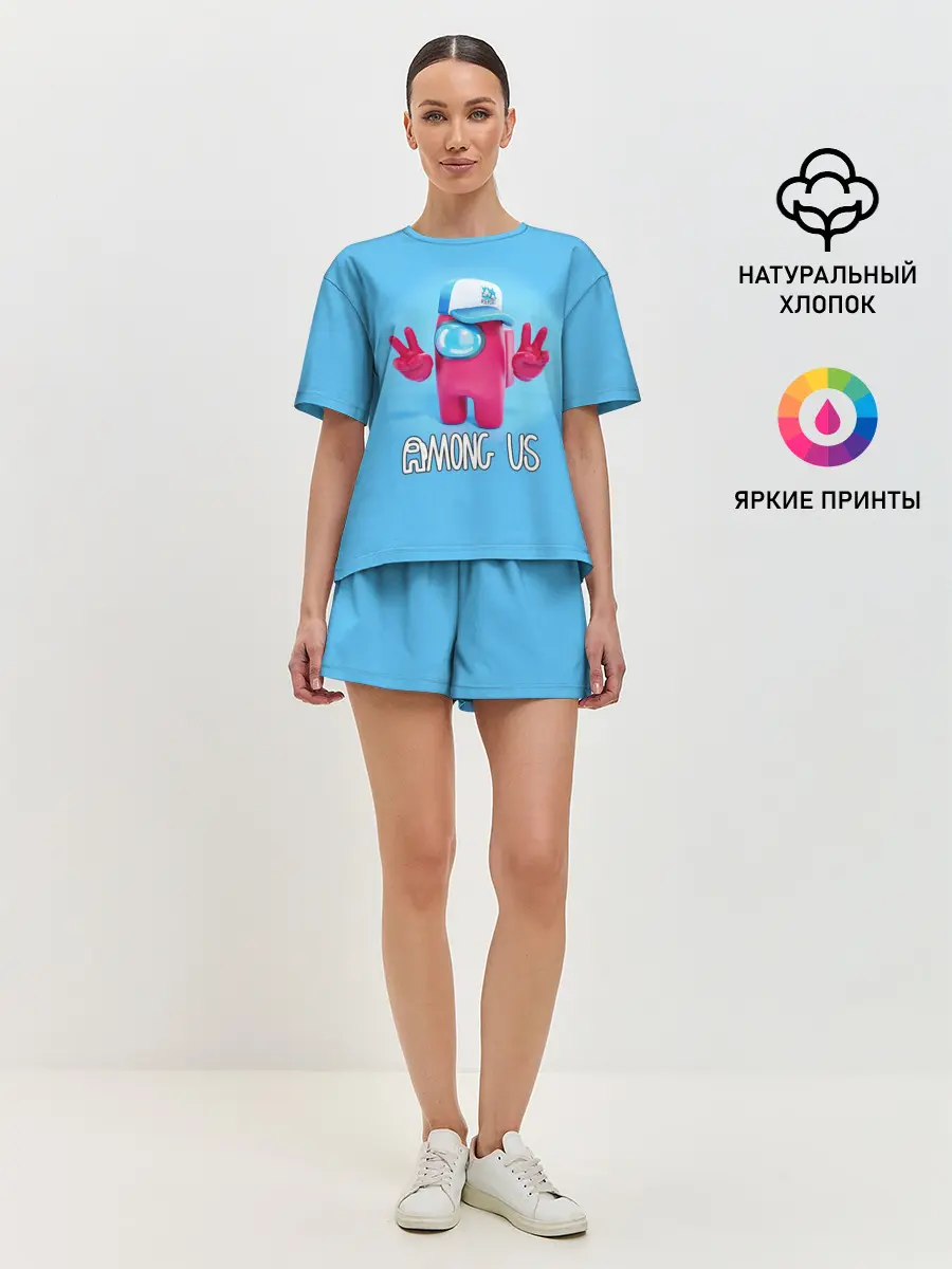 Женская пижама с шортами / AMONG US