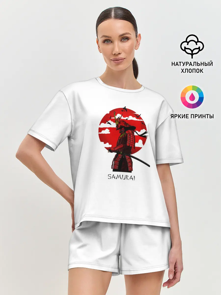 Женская пижама с шортами / Samurai
