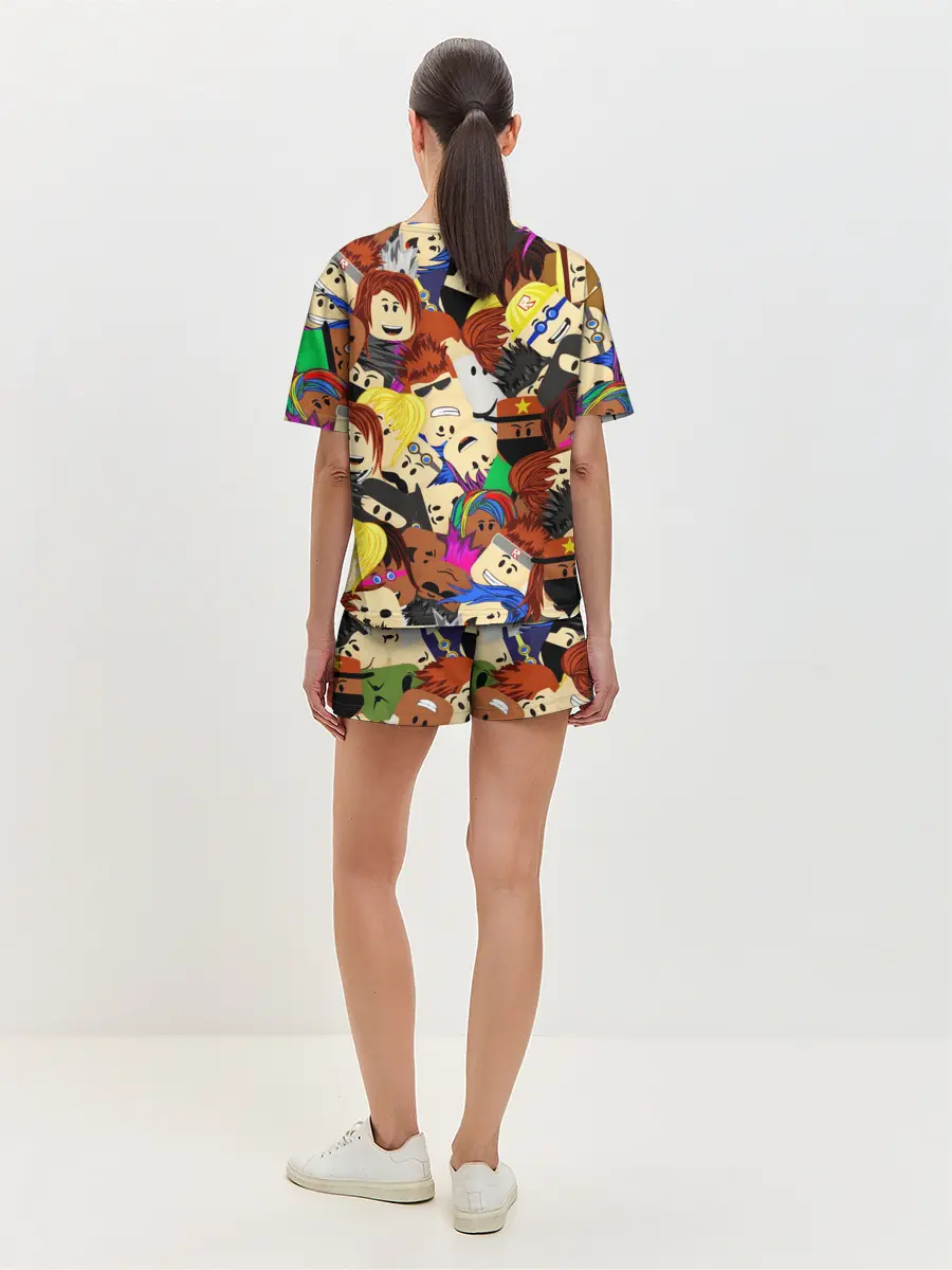 Женская пижама с шортами / ROBLOX